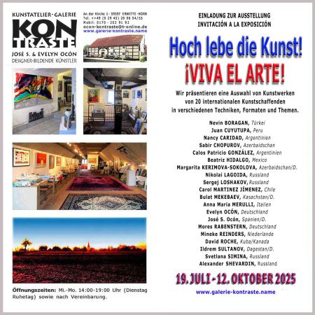Einladung © Copyright by José S. Ocón, KunstAtelier-Galerie KONTRASTE