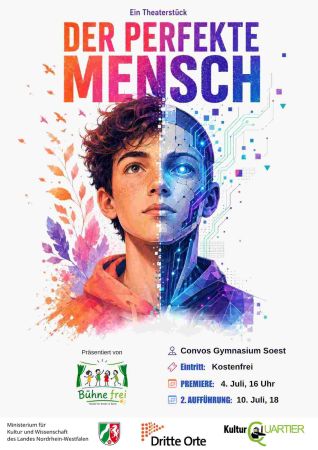 Das Plakat zu Der perfekte Mensch &copy; Markus Malek