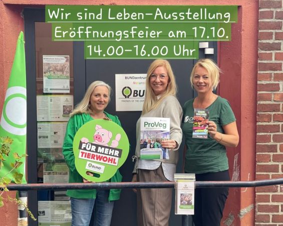 Wir sind Leben - Interaktive Ausstellung im BUNDraum von proVeg und BUND Soest © Foto: BUND Soest/Welver